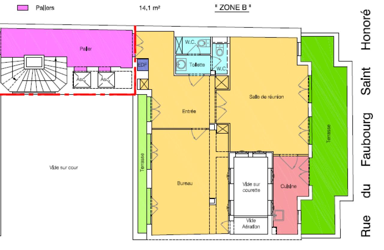 Bureau Paris 91m² Location bureau Paris OLBUR2314694 3